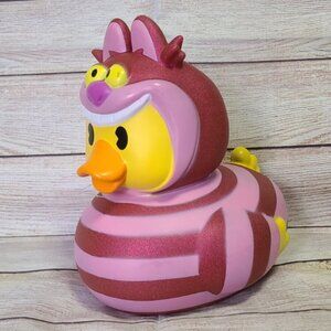 Disney Duckalooz Alice in Wonderland Cheschire Cat 9″ Rubber Duck - JUMBO - NEW